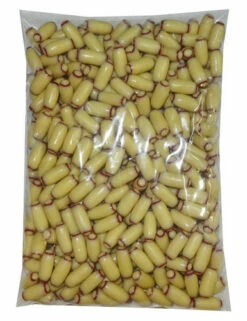 Fyna White Chocolate Coated Raspberry Bullets (1kg Bag)