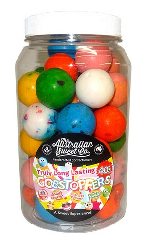 Gobstopper Jar - 40 S Long Lasting (38gr Balls - Approx 44 Pieces)