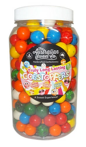Gobstopper Jar - Truly Long Lasting (8gr Balls - Approx 212 Pieces) 1 Gobstopper Jar - Truly Long Lasting (8gr Balls - Approx 212 Pieces)