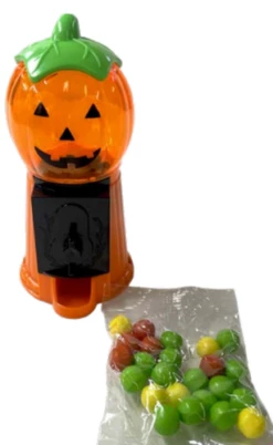 Halloween Pumpkin Mini Candy Machine (12 X 40g Dispensers In A Display Unit)