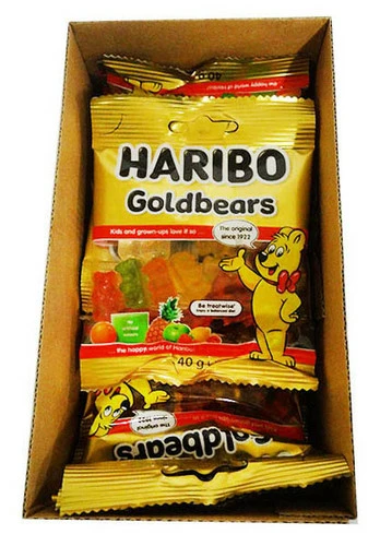 Haribo Gold Bears (40g X 18 Bags Per Box)