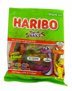 Haribo - Twin Snakes (14 X 140g Bags )