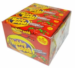 Hubba Bubba Soft Bubble Gum - Strawberry (20 Pack Display Unit)