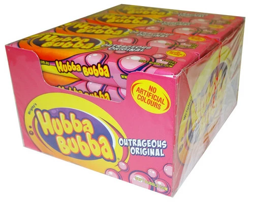 Hubba Bubba Soft Bubble Gum - Outrageous Original (20 Pack Display Unit) 1 Hubba Bubba Soft Bubble Gum - Outrageous Original (20 Pack Display Unit)