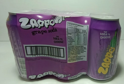 Zappo -Grape Soda Cans (6x350ml) 1 Zappo -Grape Soda Cans (6x350ml)