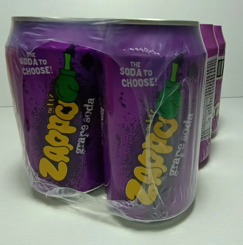 Zappo -Grape Soda Cans (6x350ml) 2 Zappo -Grape Soda Cans (6x350ml) - Image 2