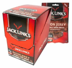 Jack Links Bacon Jerky - Wood Smoked (10 X 50g In A Display Unit)