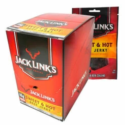 Jack Links Beef Jerky - Sweet & Hot (10 X 50g In A Display Unit)