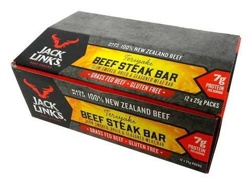 Jack Links Teriyaki Steak Bar (12x 25g Bars) 2 Jack Links Teriyaki Steak Bar (12x 25g Bars) - Image 2