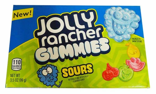 Jolly Rancher Movie Box - Sour Gummies (99g X 11 Packs In A Display Unit) - Image 3