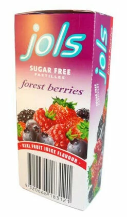 Jols Sugar Free Pastilles - Forest Berries (18 X 25g Packs)