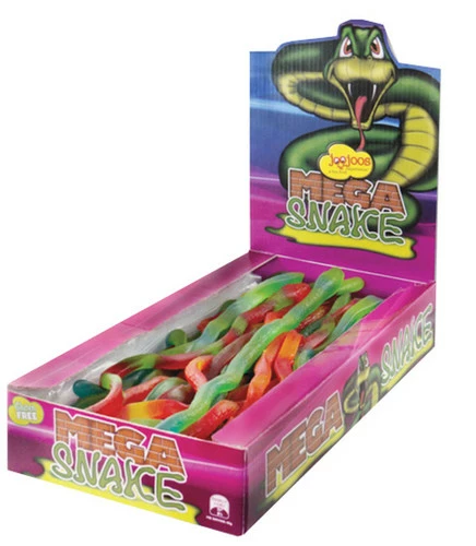 Joo Joos Mega Snakes (50g X 40pc Display Box) 2 Joo Joos Mega Snakes (50g X 40pc Display Box) - Image 2