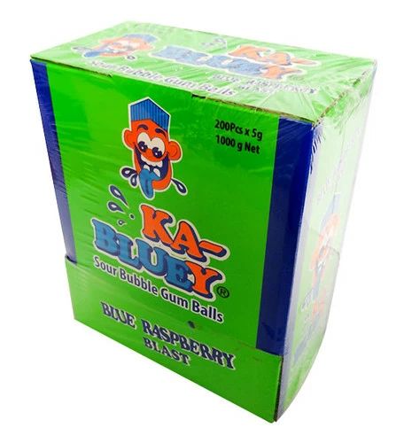 Ka-Bluey Sour Bubble Gum Balls (200pc X 5g In A Display Box)