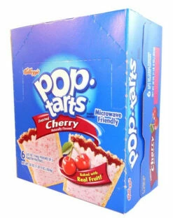 Kelloggs Pop Tarts - Frosted Cherry(6 Pouches Of 2 X 100g Toaster Pastries)
