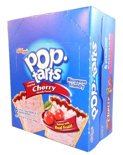 Kelloggs Pop Tarts - Frosted Cherry(6 Pouches Of 2 X 100g Toaster Pastries) 1 Kelloggs Pop Tarts - Frosted Cherry(6 Pouches Of 2 X 100g Toaster Pastries)