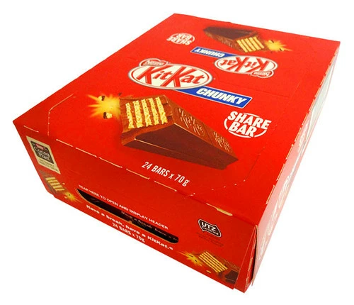 Kit Kat Chunky - Share Pack ( 24 X 70g Bar In A Display Box) 1 Kit Kat Chunky - Share Pack ( 24 X 70g Bar In A Display Box)
