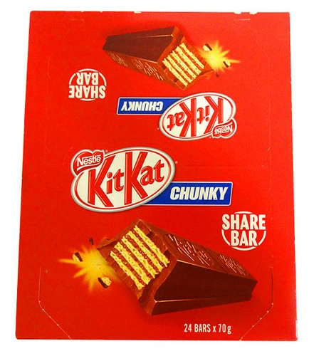 Kit Kat Chunky - Share Pack ( 24 X 70g Bar In A Display Box) 2 Kit Kat Chunky - Share Pack ( 24 X 70g Bar In A Display Box) - Image 2