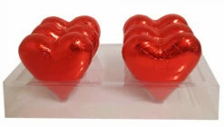 Large Belgian Heart - Red Foil ( 6 X 100g Hearts In A Box ) -AU Snack Sales Store Large Belgian Heart 6 in a box display 01754.1585642521