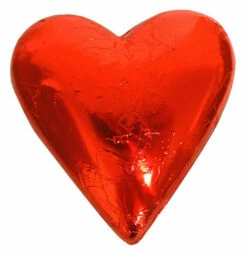 Large Belgian Heart - Red Foil ( 6 X 100g Hearts In A Box ) -AU Snack Sales Store Large Belgian Heart single 88520.1585642594