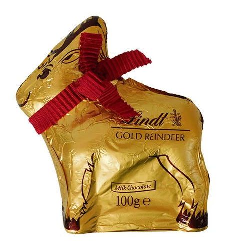 Lindt Milk Chocolate Reindeer (100g Single Unit) - BB 03/24 1 Lindt Milk Chocolate Reindeer (100g Single Unit) - BB 03/24