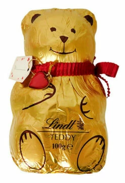 Lindt Milk Chocolate Teddy Bear (100g Single Unit) BB05/24