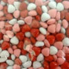 Lolliland - Candy Coated Choc Hearts - Red, Pink & White (1kg Bag)