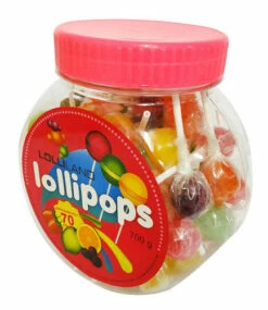 LollilandLollipop Jar (700g) -AU Snack Sales Store Lolliland Lollipop Jar 700g 68625.1633586072