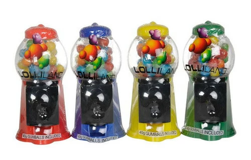Lolliland Mini Gumball Machine (6 X 40g Dispensers In A Display Unit) 1 Lolliland Mini Gumball Machine (6 X 40g Dispensers In A Display Unit)