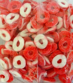 Lolliland Strawberry Rings (1kg Bag)