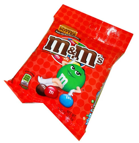 M&M - Peanut Butter Chocolate Candies - Peg Bag (12 X 144.6g) 2 M&M - Peanut Butter Chocolate Candies - Peg Bag (12 X 144.6g) - Image 2