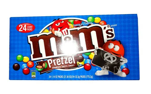 M&M Pretzel- Snack Size (24 X 32.3g Packs) 2 M&M Pretzel- Snack Size (24 X 32.3g Packs) - Image 2