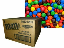 M&M Plain BULK Milk Chocolate (10kg Box)