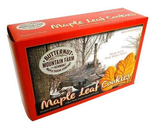 Maple Leaf Cream Cookies (400g Box) 1 Maple Leaf Cream Cookies (400g Box)