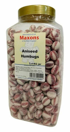 Maxons - Aniseed Humbugs (3.4kg Jar)