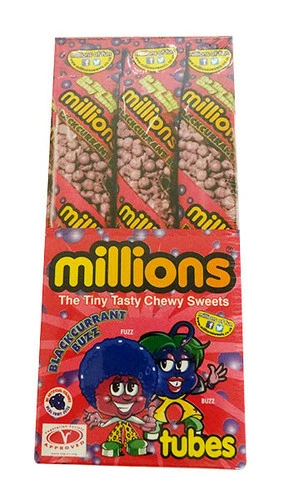 Millions TubesBlackcurrant (12 X 60g Packets In A Display Box)