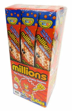 Millions Tubes Iron Brew (12 X 60g Packets)