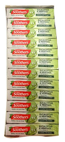 Nestle Soothers - Eucalyptus And Menthol Medicated Lozenges(36 X 40gm Pack)