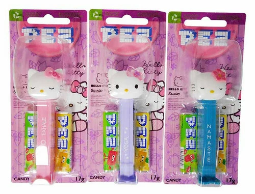 Pez Candy Dispensers - Hello Kitty Yoga (6 X 17g) 1 Pez Candy Dispensers - Hello Kitty Yoga (6 X 17g)