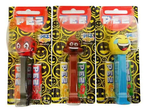 Pez Candy Dispensers - PezMojis(6 X 17g) 1 Pez Candy Dispensers - PezMojis(6 X 17g)