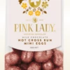 Pink Lady - Mini Hot Cross Bun Milk Chocolate Eggs (180g Bag)