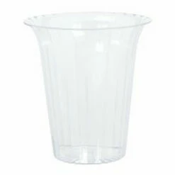 Clear Plastic Candy Buffet FlaredCylinder - Medium (14.5cm Wide X 15cm High)