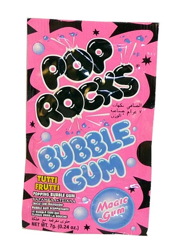 Pop Rocks - Tutti-Fruit Bubble Gum (50 Sachets In Display) 2 Pop Rocks - Tutti-Fruit Bubble Gum (50 Sachets In Display) - Image 2