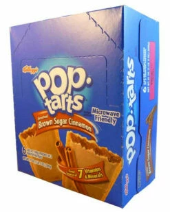 Kelloggs Pop Tarts - Frosted Brown Sugar Cinnamon (6 Pouches Of 2 X 100g Toaster Pastries)