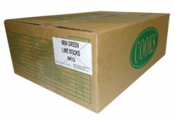 Premium Mini Fruit Sticks Bulk - Green With A Lime Flavour (5kg Box)