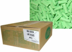 Premium Mini Fruit Sticks Bulk - Green With A Lime Flavour (5kg Box) 5 Premium Mini Fruit Sticks Bulk - Green With A Lime Flavour (5kg Box) -AU Snack Sales Store Premium Mini Fruit Sticks Green 5kg bulk box display pic 86834.1490752955