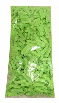 Premium Mini Fruit Sticks - Green With A Lime Flavour (1kg Bag)