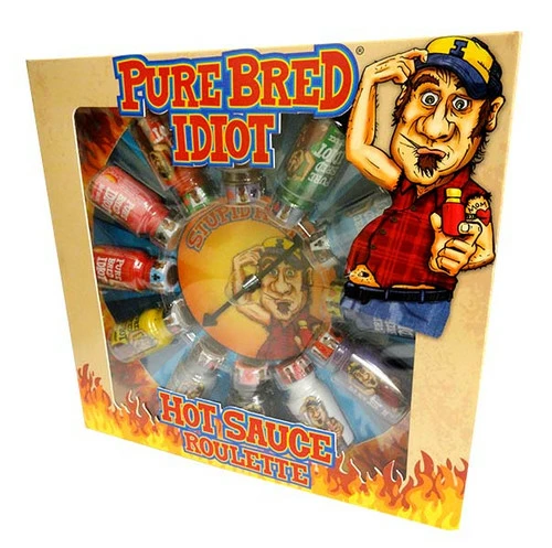 Pure Bred Idiot - Hot Sauce Roulette (12 X 22ml Bottles)