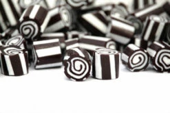 Rock Candy - Black And White - Swirl Centre (1kg Bag) -AU Snack Sales Store Rock Candy Black swirl 04496.1469682923