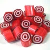 Rock Candy - Red And White - Bulls-eye Center (1kg Bag)