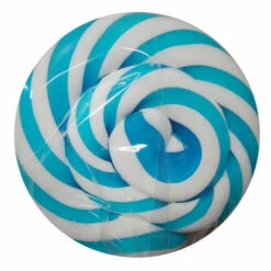 Round Light Blue And White Lollipop (300g Single Lollipop) 4 Round Light Blue And White Lollipop (300g Single Lollipop) -AU Snack Sales Store Round Light Blue Single Lollipop 300g close up w 78244.1568017253